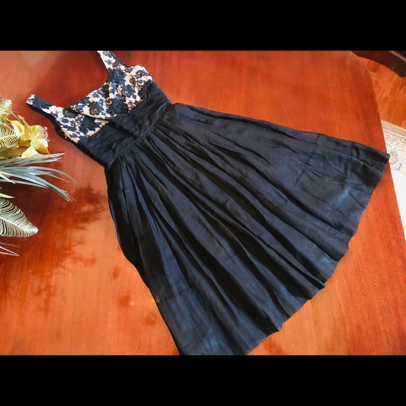 Vintage 1950s LBD Cocktail - Picture 2 of 8